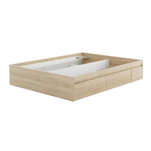 BED CAMA 150 CON 4 CAJONES (PARA SOMIER DE 190X150) ROBLE CANADIAN
