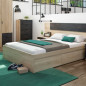 BED CAMA 150 CON 4 CAJONES (PARA SOMIER DE 190X150) ROBLE CANADIAN