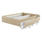 BED CAMA 150 CON 4 CAJONES (PARA SOMIER DE 190X150) ROBLE CANADIAN