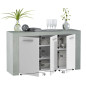 Buffet Urban 3p cemento