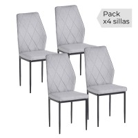 Pack 4 sillas Ambler