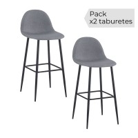Pack de 2 taburetes James