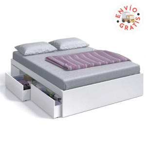Cama bed para cama de 150x190cm con 4 cajones.