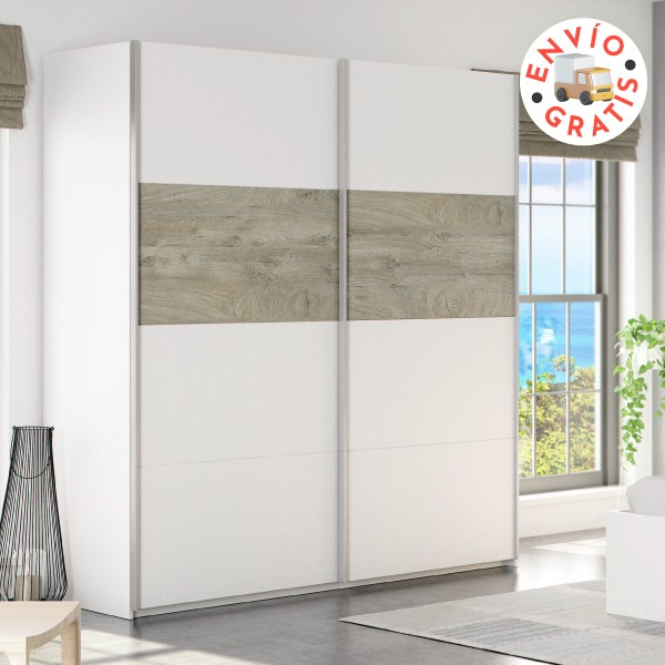Armario dos puertas correderas modelo Oikos