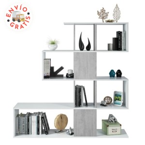 Estantería Elfos plus blanco / cemento