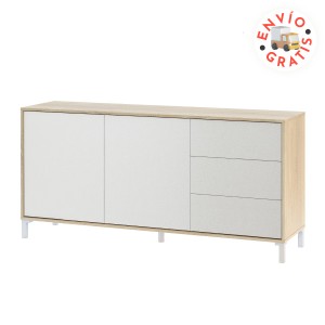Aparador Urban Plus roble-blanco