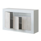 Buffet de tres puertas y un hueco modelo Velho de dos tonos blancos