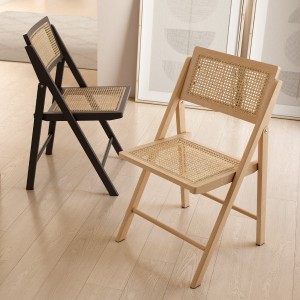 Silla plegable bruna