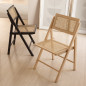 Silla plegable bruna