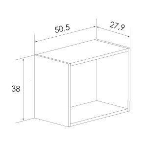 Estantería cubo aura