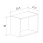 Estantería cubo aura