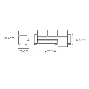 Chaiselongue Olimpo relax eléctrico