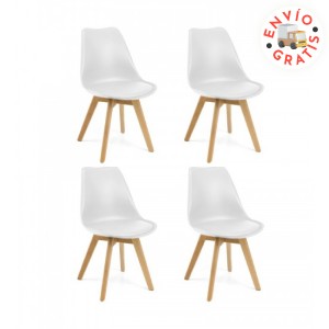 PACK DE 4 SILLAS NORDIC