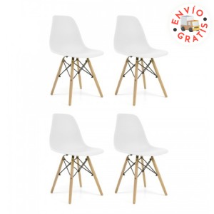 Pack de 4 sillas Vintage