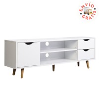 MESA TV FIANO BLANCA