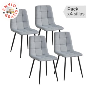 Juego de 4 sillas Portland