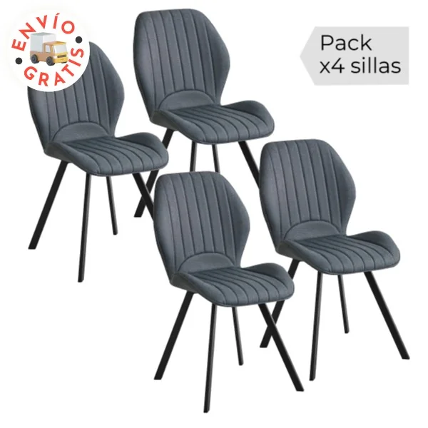 Pack de 4 sillas Delaware 2 Pack de 4 sillas Delaware 2