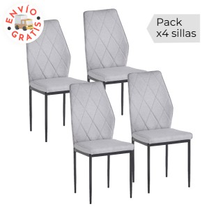 Pack 4 sillas Ambler