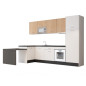 Cocina Península Antracita | Cocina 280 cm Moderna
