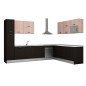 Cocina Esquina Roble | Cocina en L Moderna EXPORT