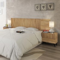Conjunto de cabecero + dos mesitas Solana
