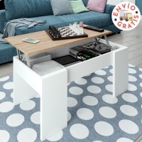 Mesa de centro elevable modelo Flow. De varios colores disponibles.
