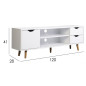 MESA TV FIANO BLANCA