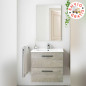 Conjunto baño modelo Noa compuesto por mueble y espejo