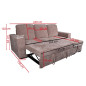 Chaiselongue cama Nepal