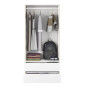 Armario Low 2p 2c Roble/ Blanco