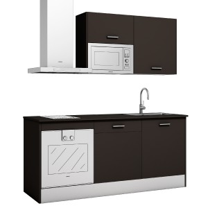 Cocina Modular 180 cm Blanco Titanio
