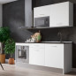 Cocina Modular 180 cm Blanco Titanio
