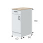 Cocina Kira 220cm