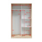 Armario 2P correderas roble/artik
