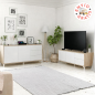 Salón completo Urban Plus de color roble y blanco