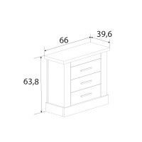 Dormitorio Rapid con cómoda