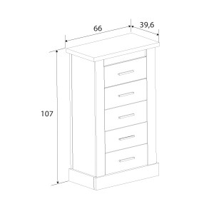 Dormitorio Rapid con sinfonier