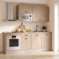 Cocina VINCI 184 Roble Aurora | Cocina 184 cm Moderna