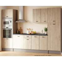 Cocina VINCI 308 Roble Aurora | Cocina 308 cm Moderna