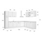 Cocina Esquina Roble | Cocina en L Moderna EXPORT