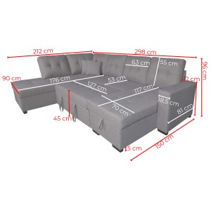 Chaiselongue - cama rinconera Aitana