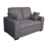 Sofá 2P Egeo tapizado malmo gris