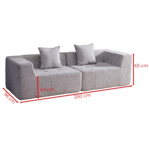 Sofá 3 plazas Ken - Formato al vacío