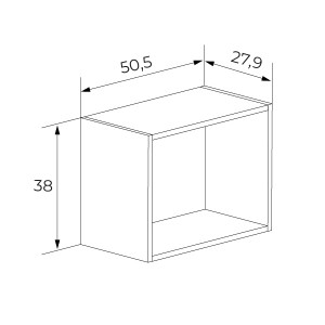 Estantería cubo Elba