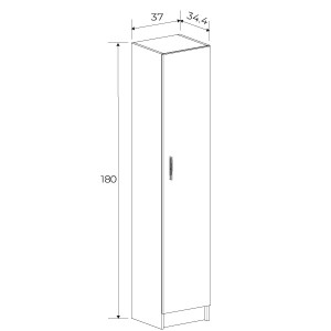 Mueble multiusos 1 puerta Elba