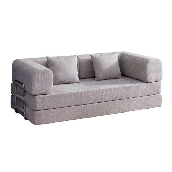Sofá 3 plazas Oslo gris - formato al vacío Sofá 3 plazas Oslo gris - formato al vacío
