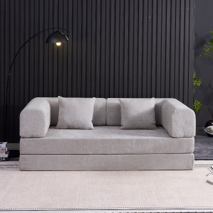 Sofá 3 plazas Oslo gris - formato al vacío