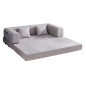 Sofá 3 plazas Oslo gris - formato al vacío