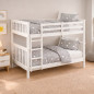 Litera Camila blanca 90x190 convertible en 2 camas | Muebles1Click