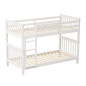 Litera Camila blanca 90x190 convertible en 2 camas | Muebles1Click